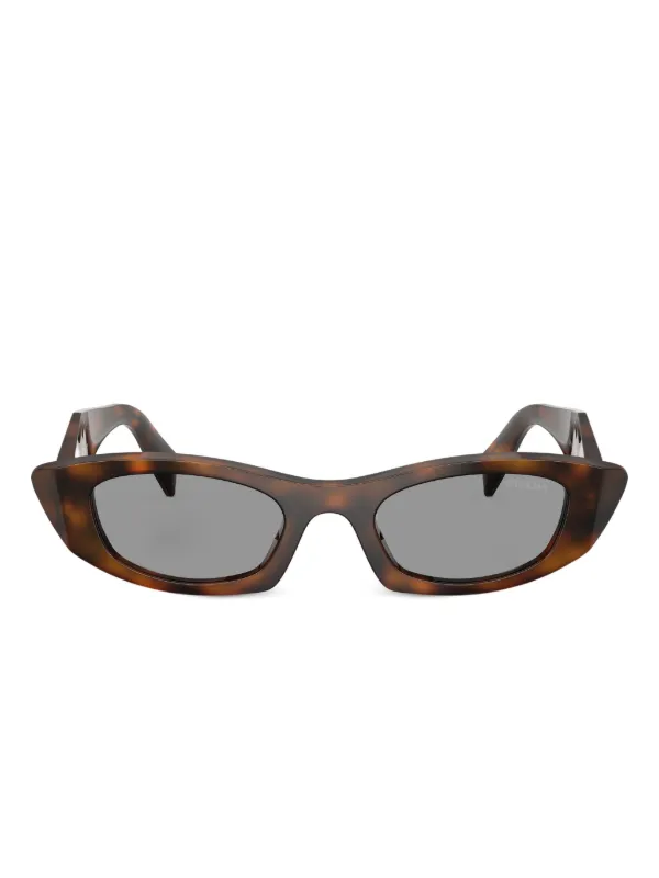 PRADA CAT EYE TINTED SUNGLASSES Prada Eyewear cat-eye Frame Tinted Sunglasses | Black | FARFETCH main image 3