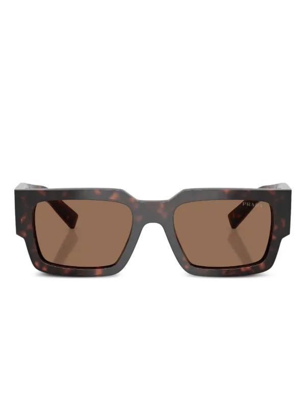 小物 PRADA l frame sunglasses brown Prada PR 26ZS M (55 - 16) with Brown lenses and Tortoise