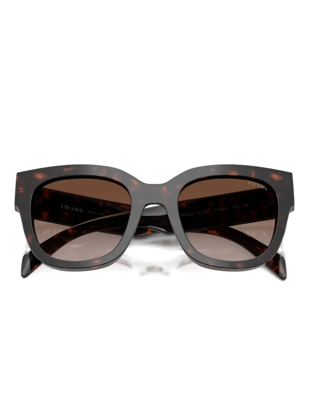 Prada Tortoiseshell Butterfly-frame Sunglasses In Brown