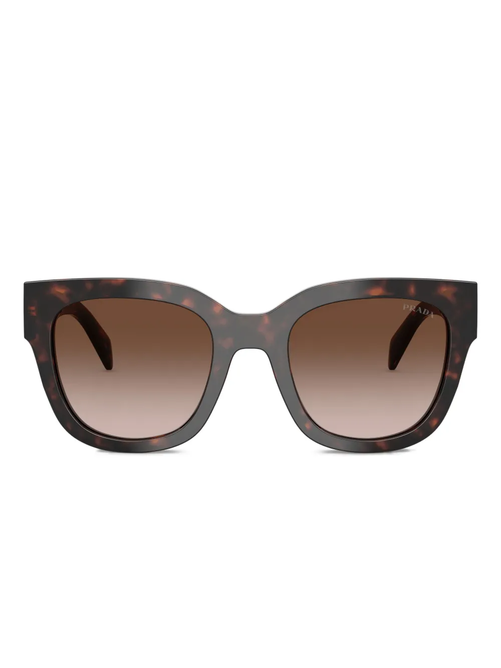 Prada Tortoiseshell Butterfly-frame Sunglasses In Brown