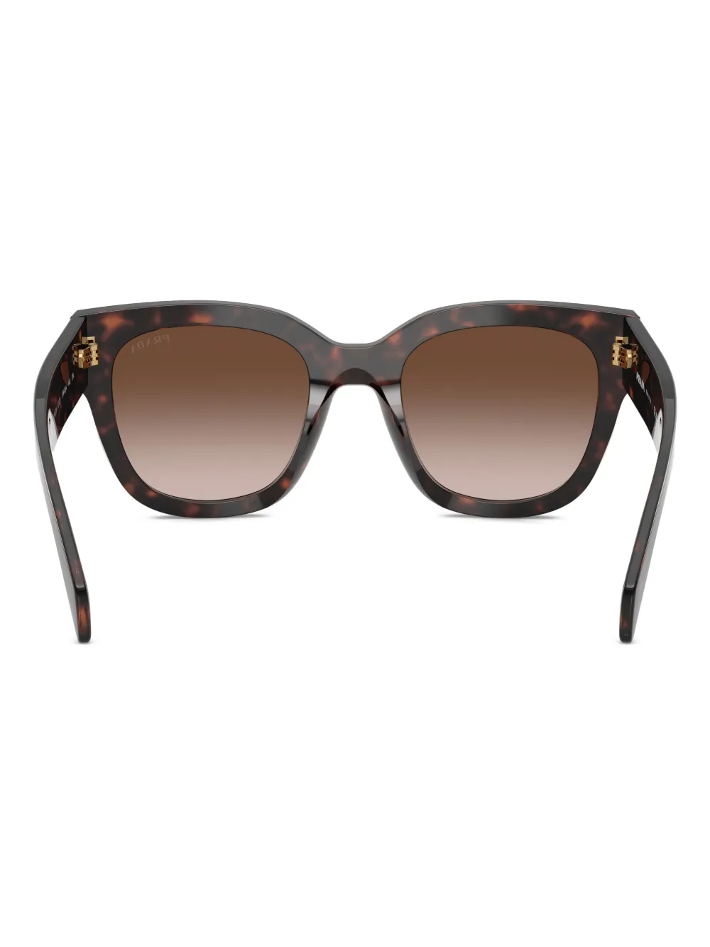 Prada Tortoiseshell Butterfly-frame Sunglasses In Brown
