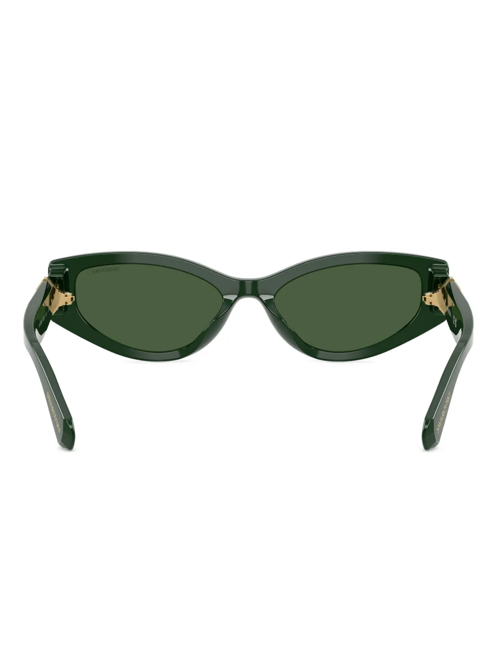 Swarovski Crystal-embellished Cat-eye Sunglasses In Green