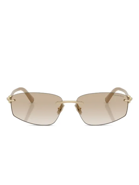 Tiffany & Co. chain-link rimless sunglasses