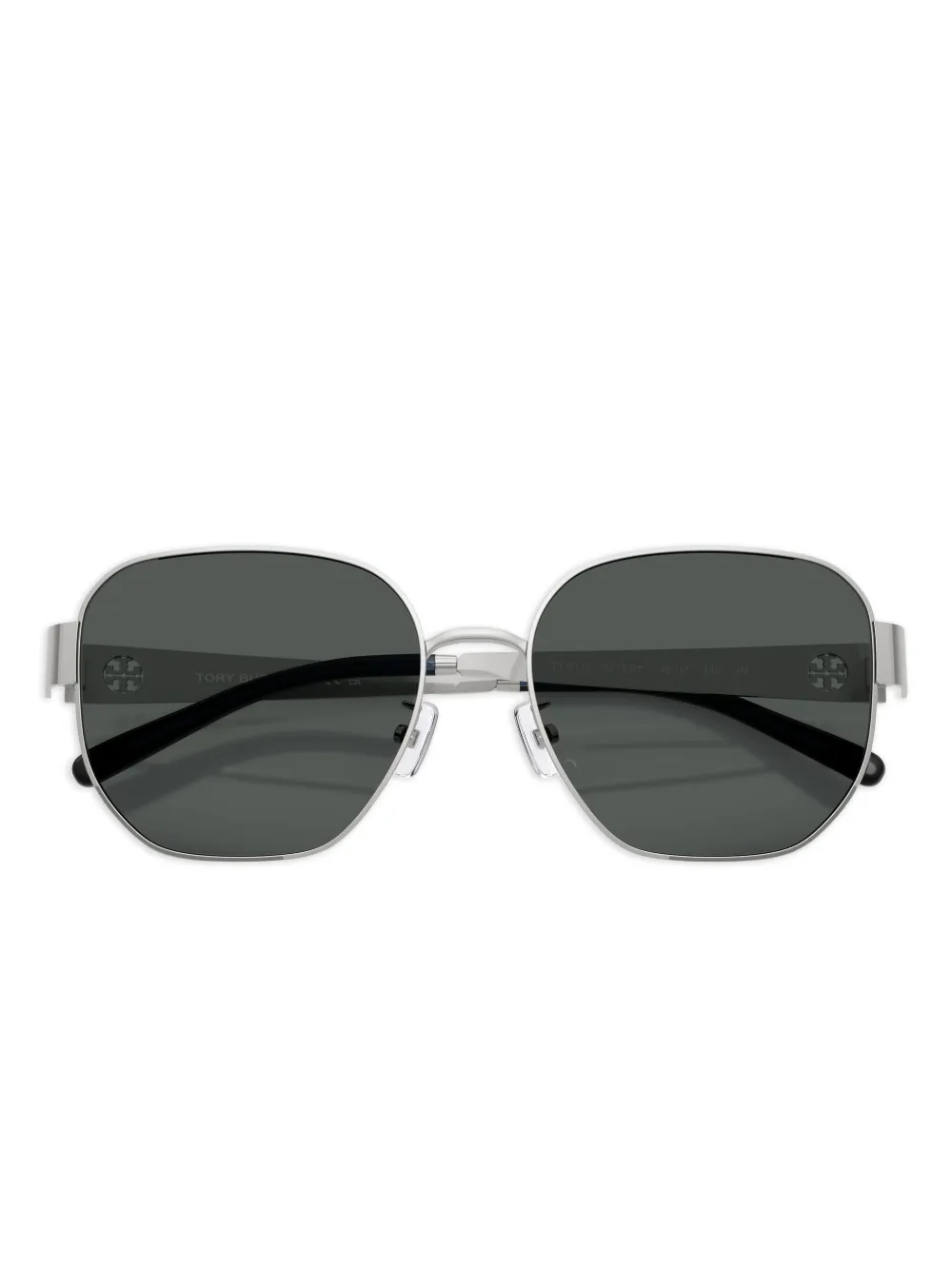 Tory Burch Round-frame Sunglasses In Silver