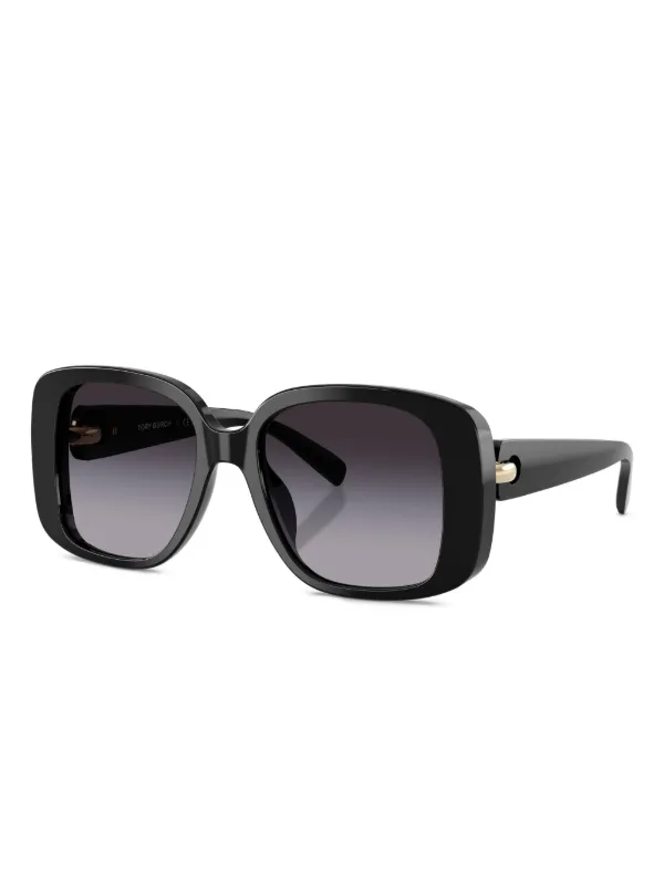 Tory Burch Gradient square-frame Sunglasses | Black | FARFETCH display picture 2