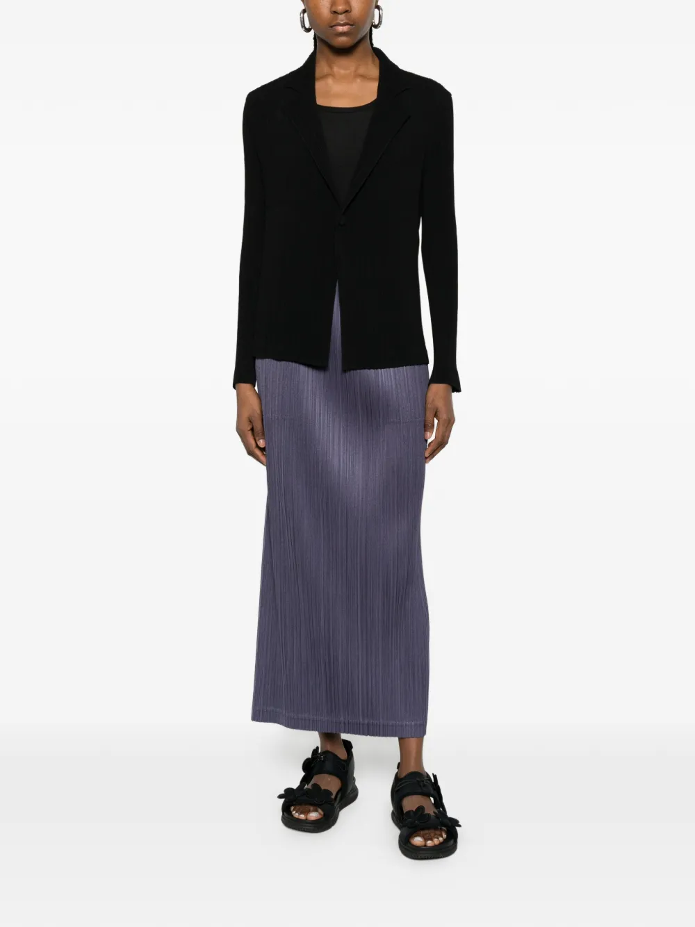  Pleats Please Issey Miyake Pleated Skirt - Purple 