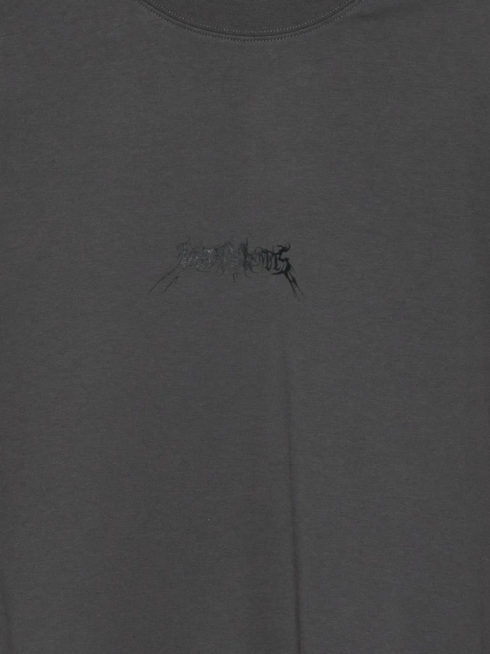VETEMENTS T-shirt met logopatroon Grijs