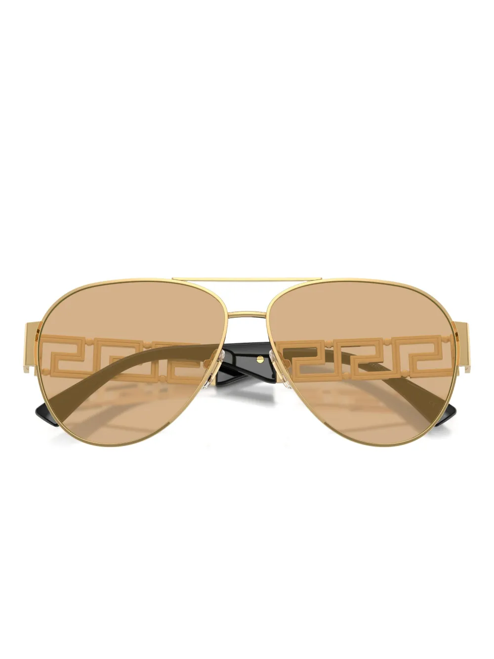 Versace Eyewear Greca Pilot zonnebril Goud
