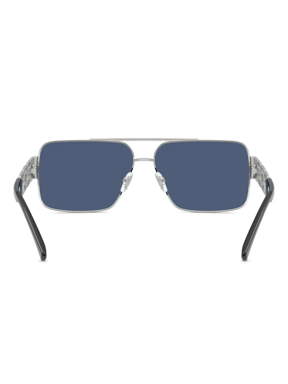 Versace Eyewear Zonnebril met vierkant montuur Zilver
