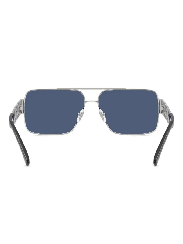 Versace Eyewear square-frame Sunglasses | Silver | FARFETCH