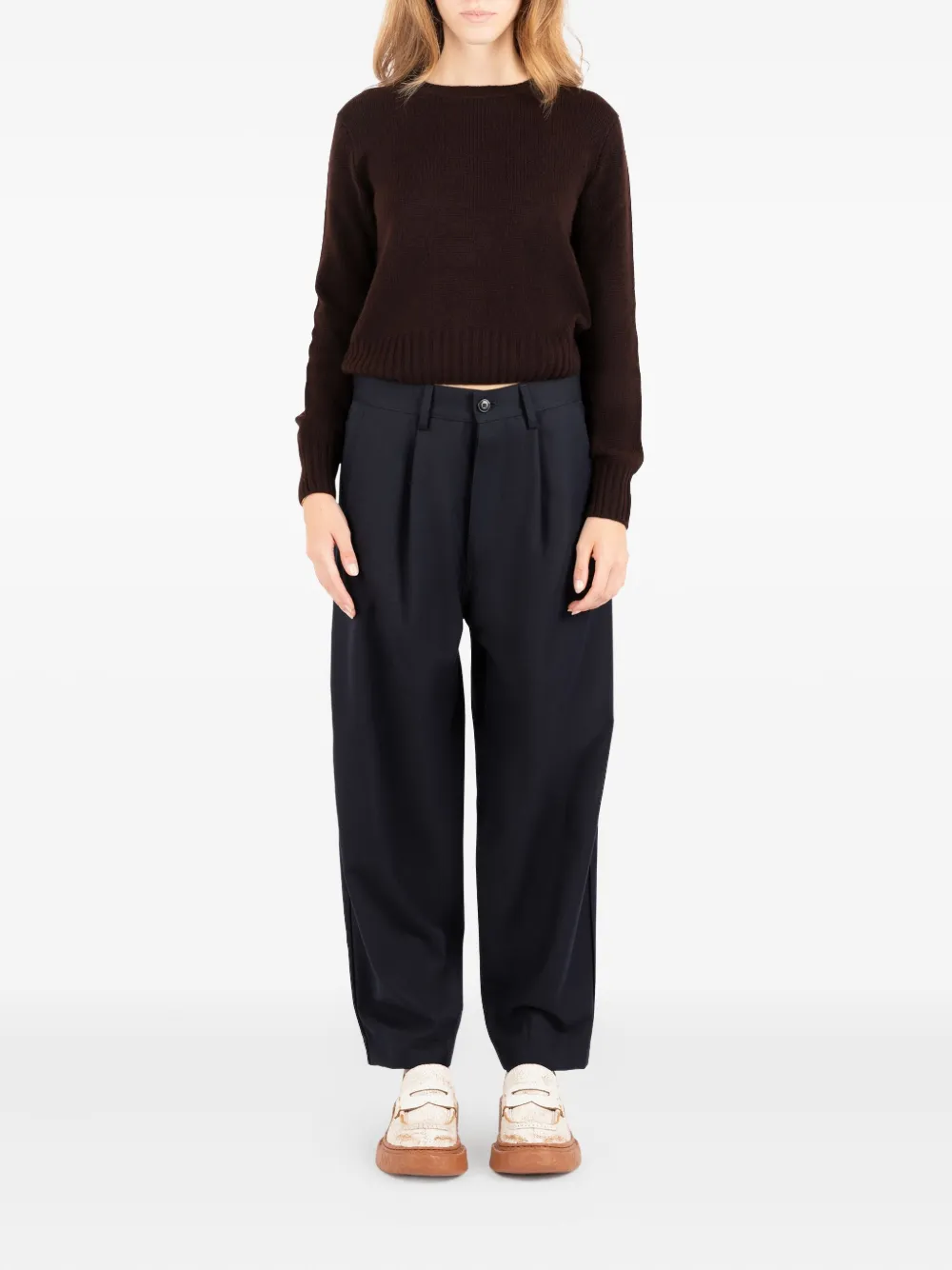 Société Anonyme Scarlett Round-neck Jumper In Brown