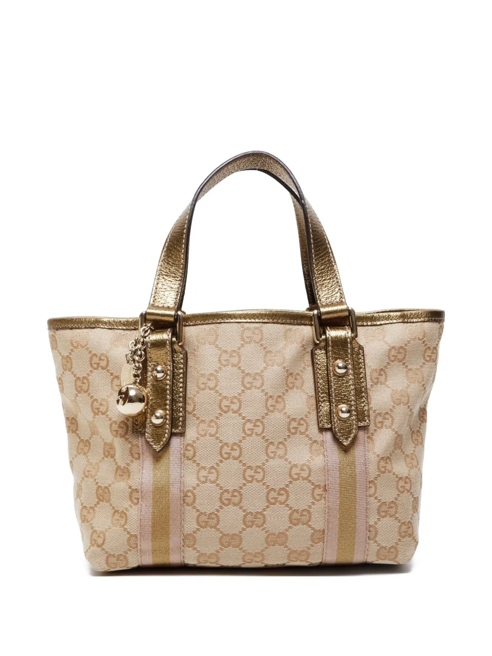 Gucci Pre-Owned 2000-2015 GGモノグラム ハンドバッグ - ニュートラル Gucci Pre-Owned 2000-2015 GGモノグラム ハンドバッグ - ニュートラル