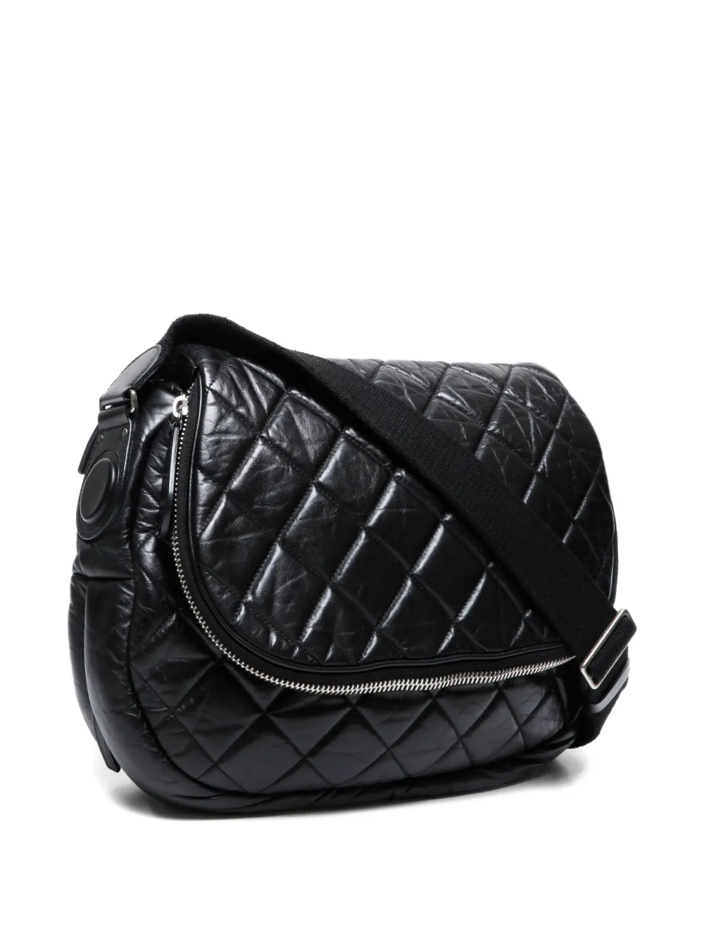 Pre-owned Chanel 2011 Coco Cocoon Shoulder Bag In Black