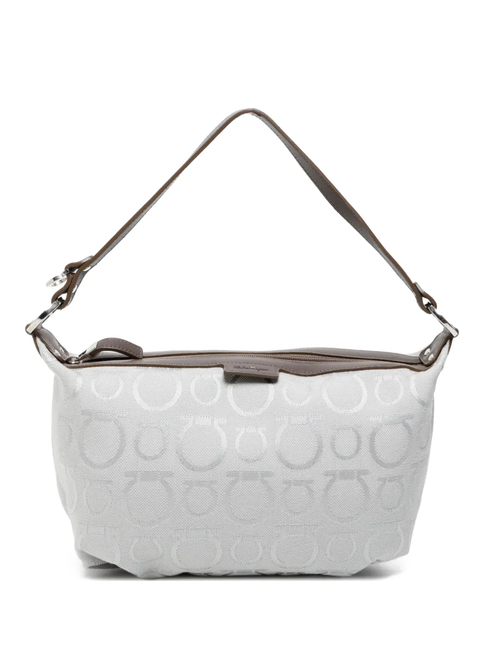 Ferragamo Pre-Owned 1990-2010s Gancini shoulder bag | Grey | Image 1
