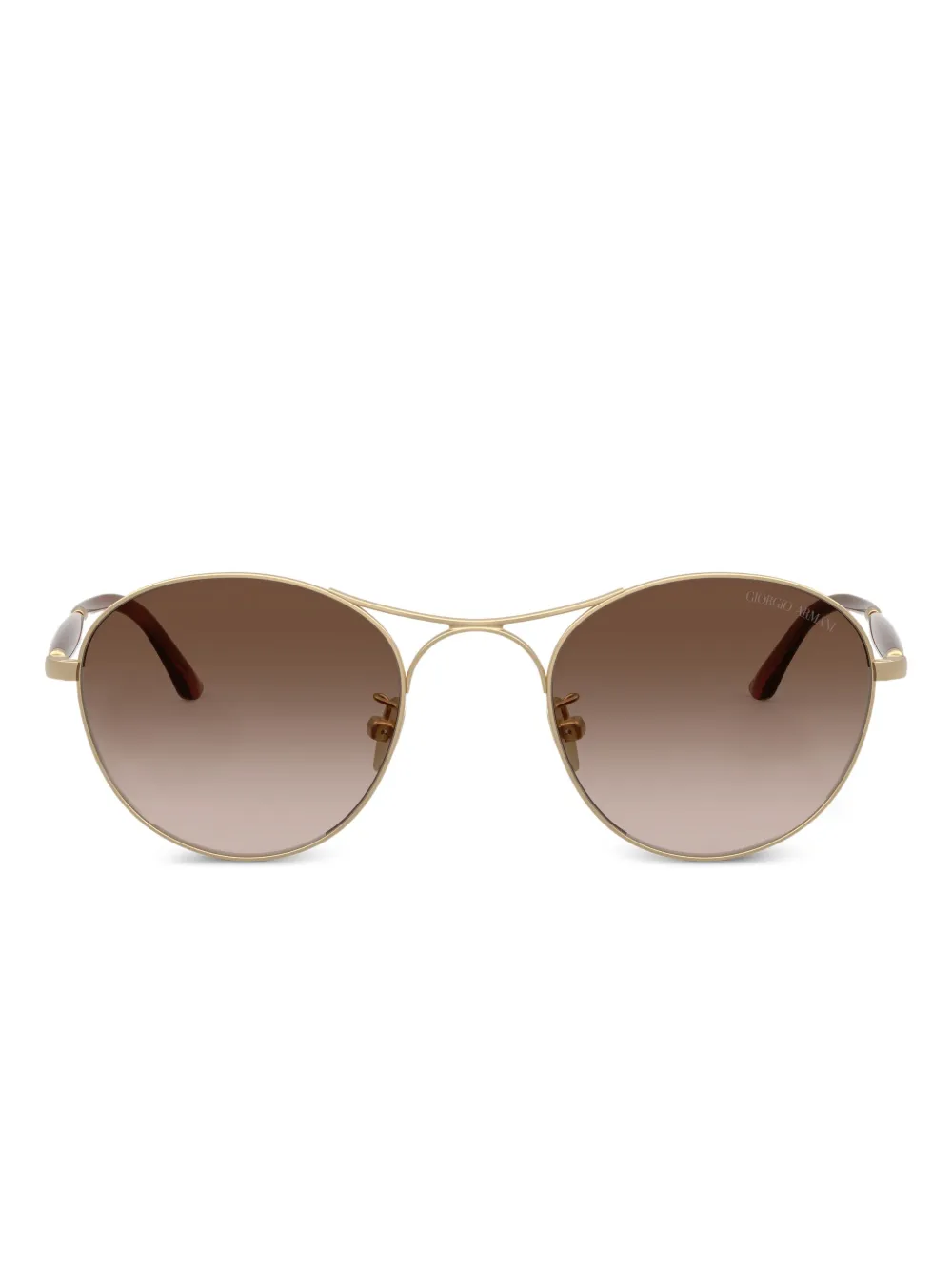 Giorgio Armani round-frame sunglasses | Black | Image 1