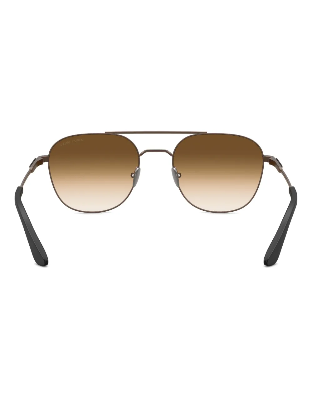 Giorgio Armani Double-bridge Sunglasses In Blue
