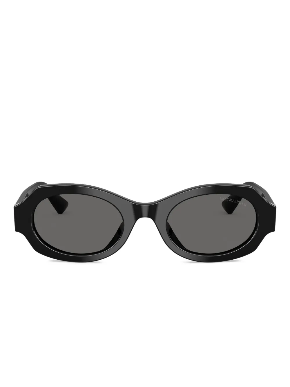 Giorgio Armani oval-frame sunglasses | Black | Image 1