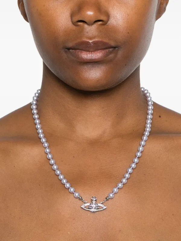 Vivienne Westwood パール オーブネックレス | シルバートーン Vivienne Westwood パール オーブネックレス | シルバートーン