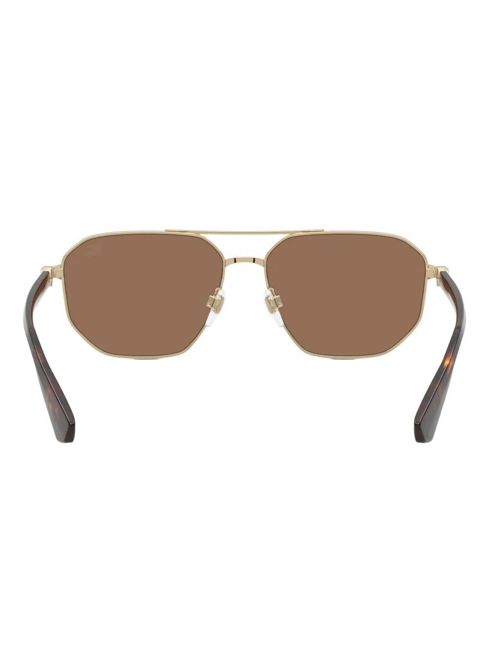 Burberry Eyewear Zonnebril met geometrisch montuur Goud