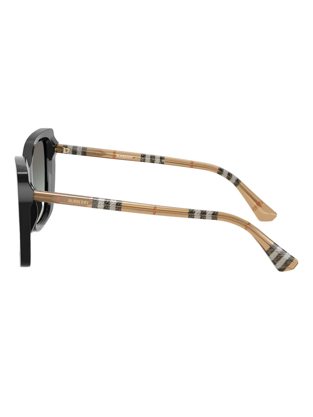 Burberry Square-frame Sunglasses In Black