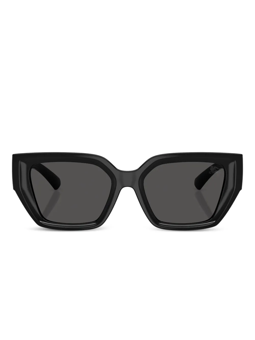 Burberry geometric-frame logo-plaque sunglasses | Black | Image 1
