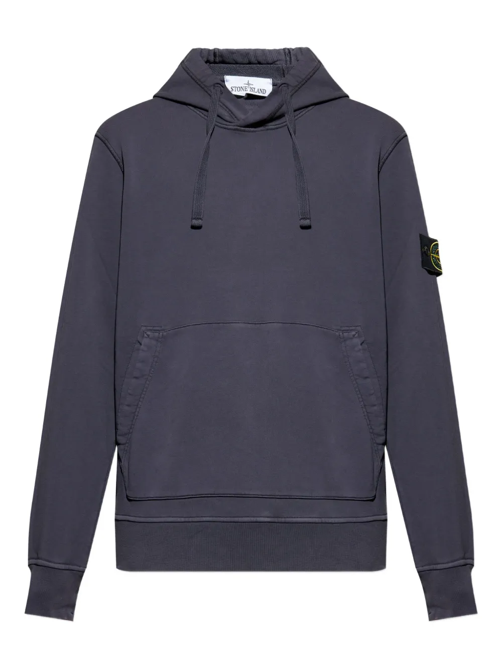 Stone Island logo-patch hoodie | Blue | Image 1