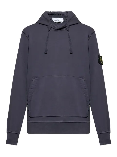 Stone Island logo-patch hoodie