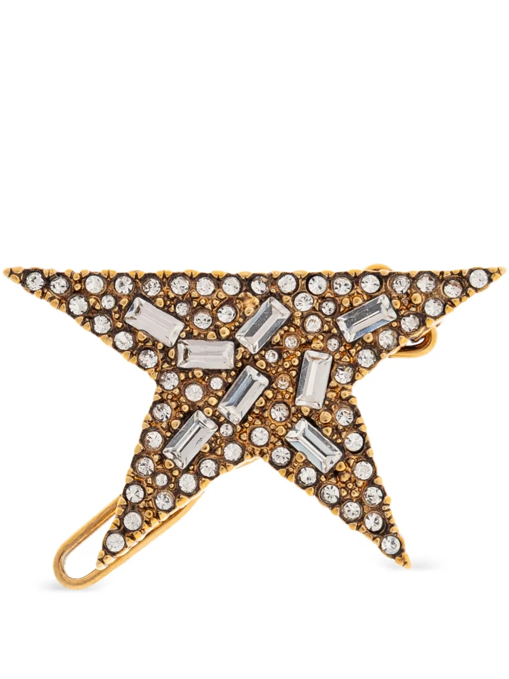 Golden Goose star-shaped crystal shoe clip