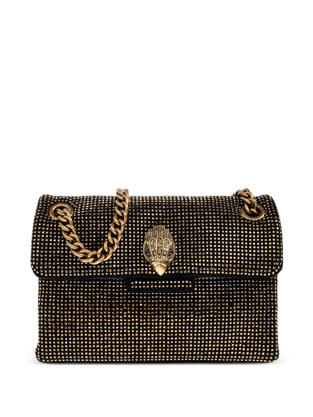 Kurt Geiger London mini Kensington crystal-embellished tote bag | Black | Image 1
