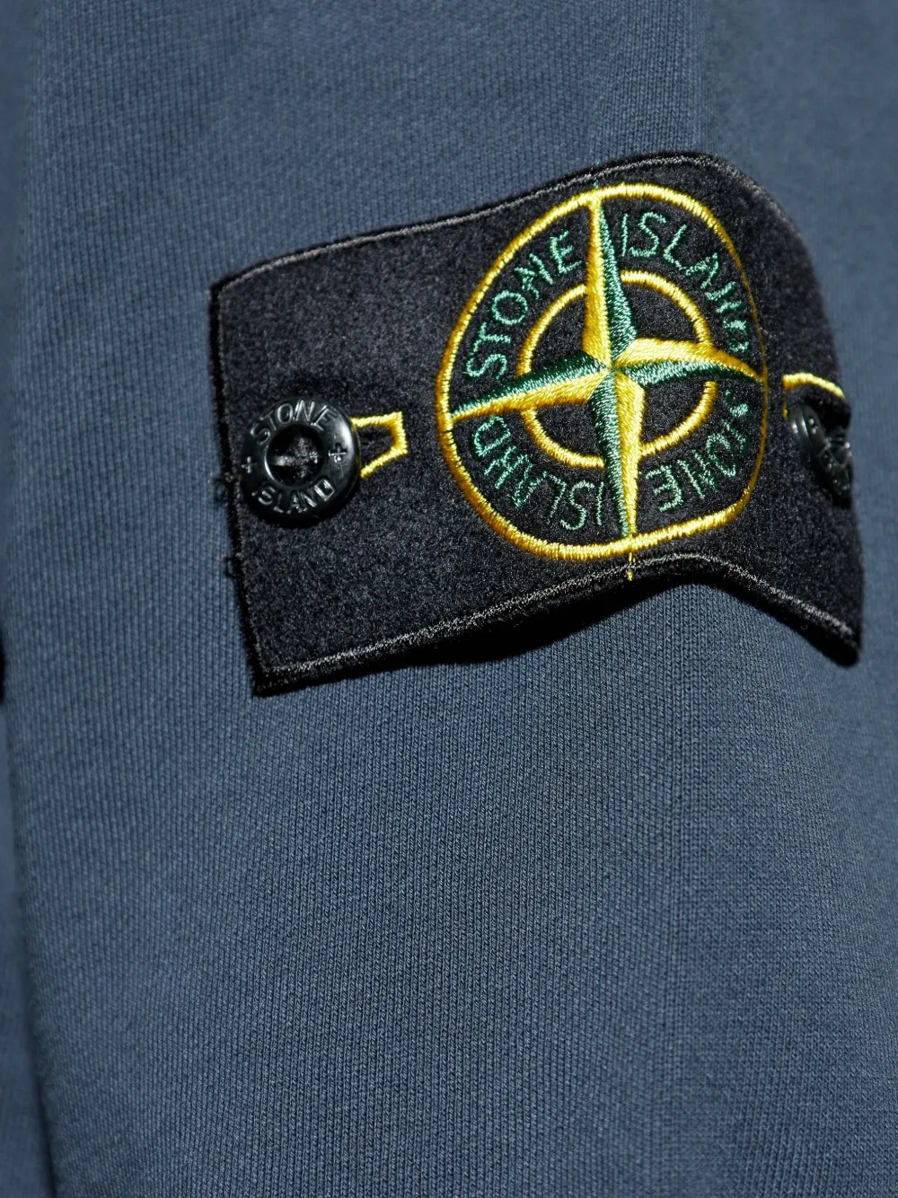 Stone Island Sweater met logopatch Blauw
