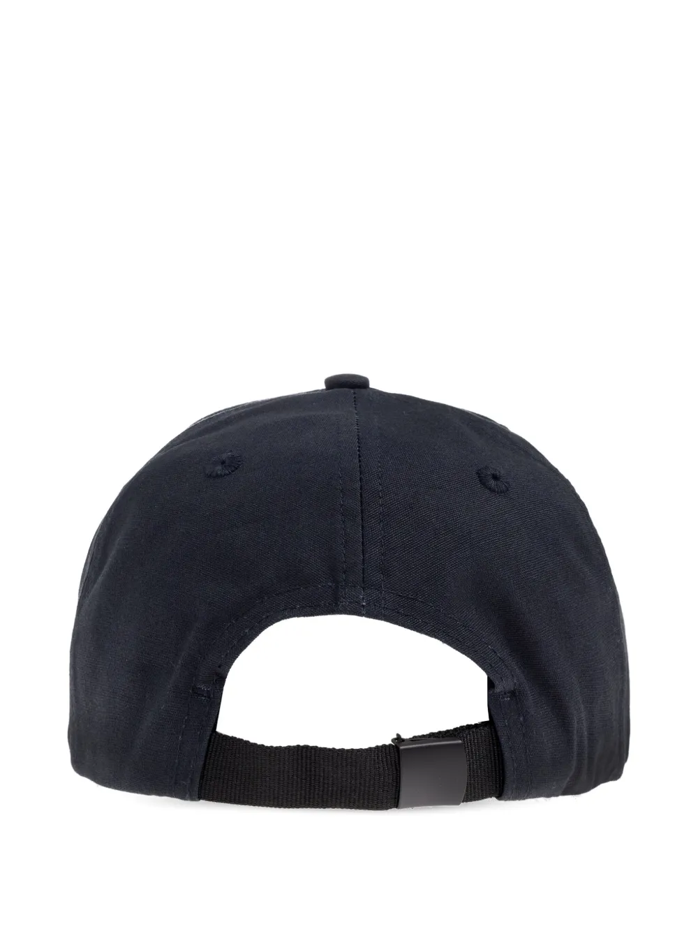 Stone Island Junior compass-logo baseball cap - Zwart