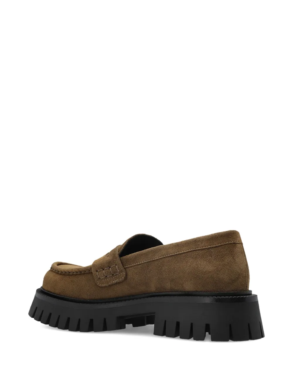 Golden Goose penny-strap platform loafers Brown