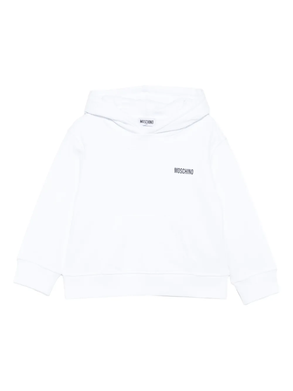 Moschino Kids rhinestone-embellished hoodie - Bianco