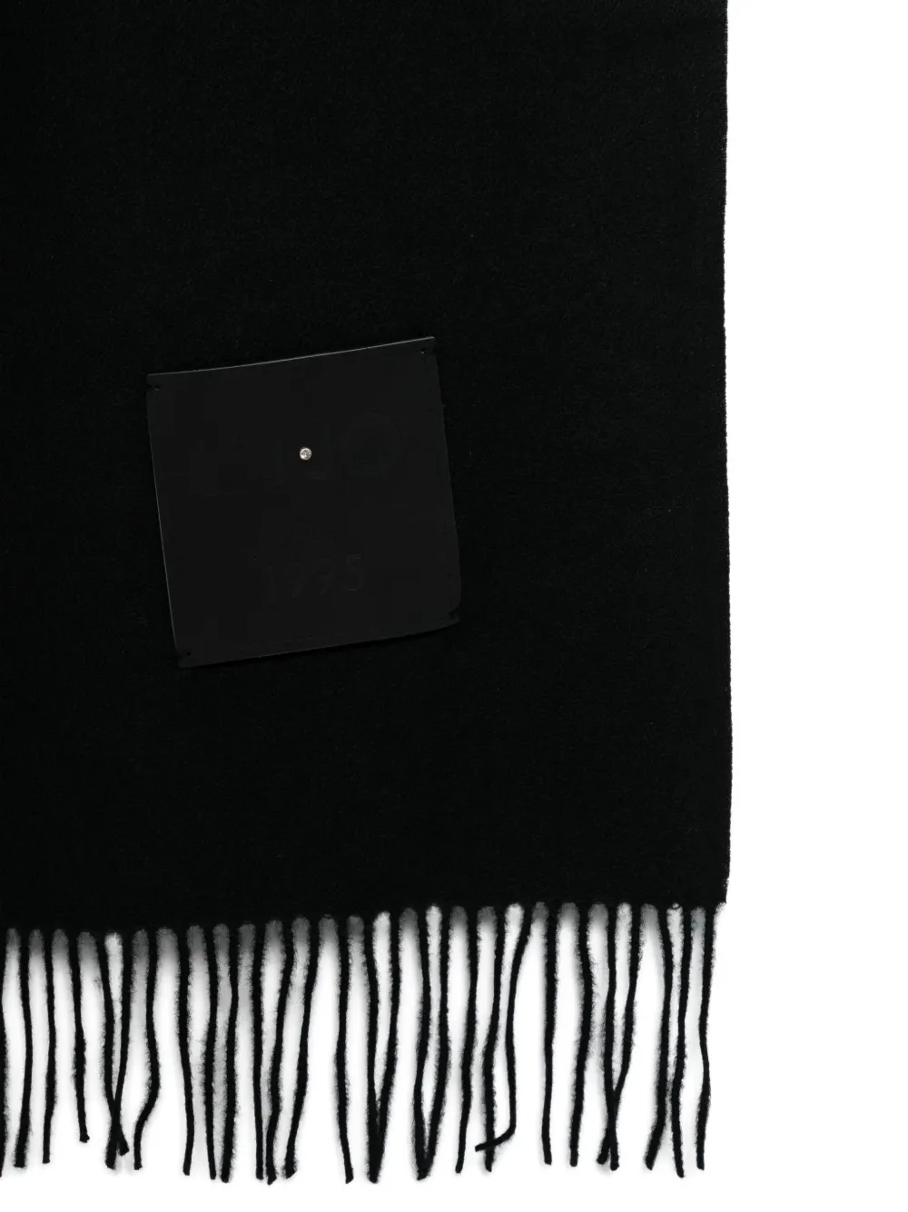 Liu •jo Fringed Scarf In Black