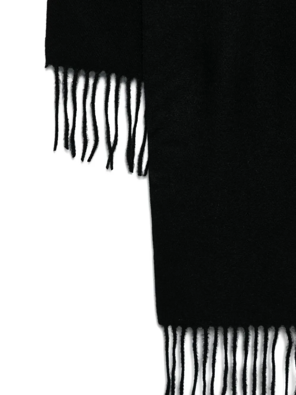 Liu •jo Fringed Scarf In Black