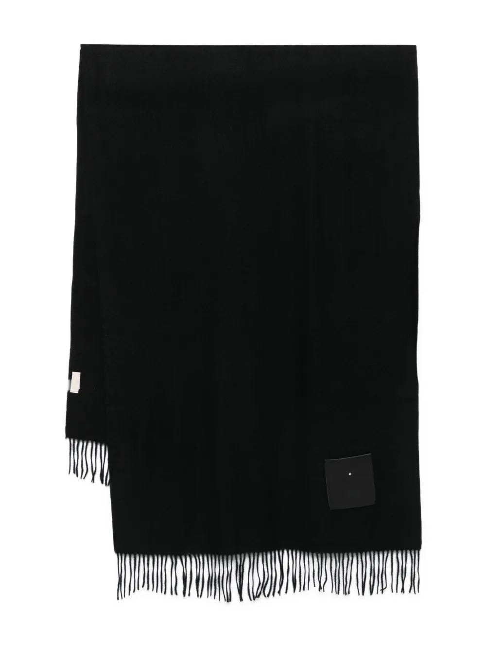 LIU JO fringed scarf | Black | Image 1
