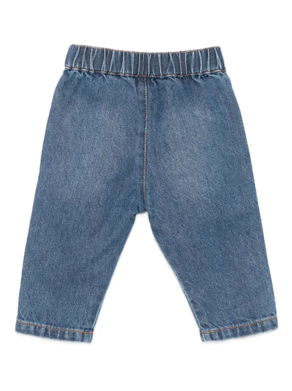 Moschino Kids テディベア デニムパンツ | ブルー | FARFETCH JP