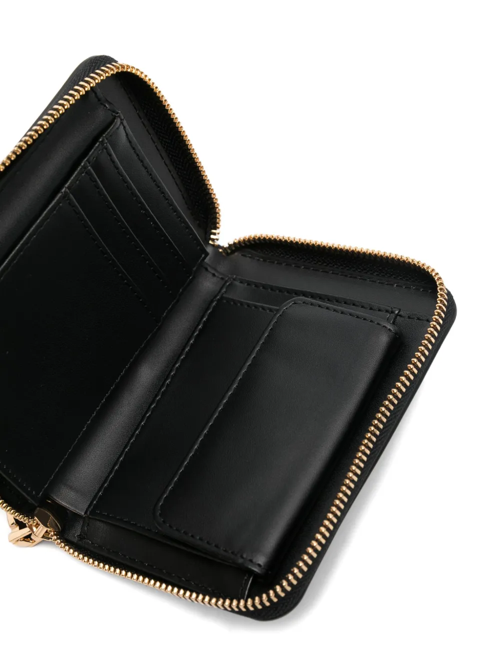 Love Moschino Portemonnee met logoplakkaat Zwart