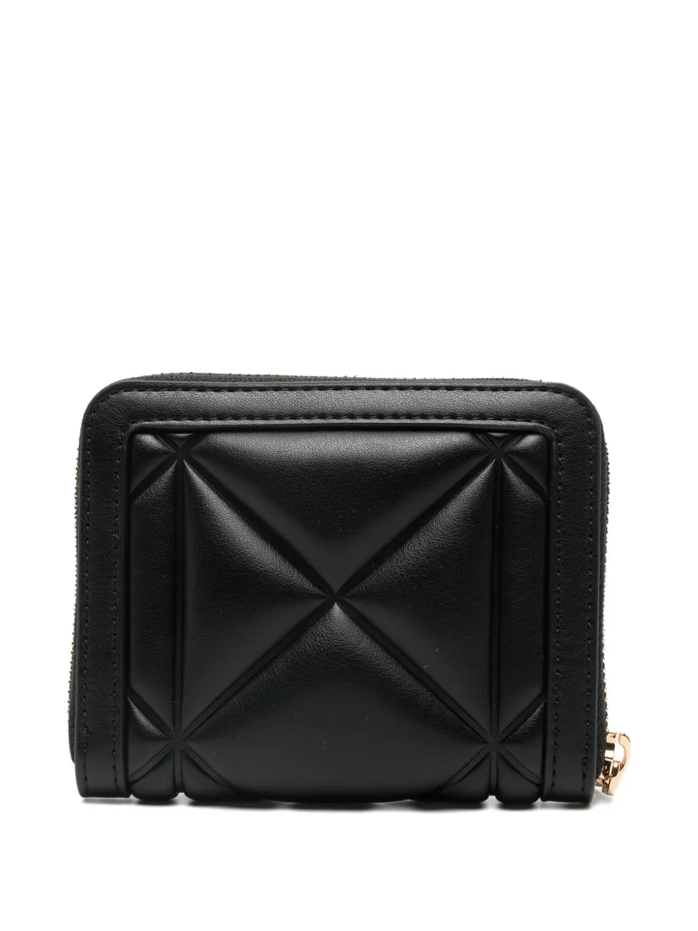Love Moschino Portemonnee met logoplakkaat - Zwart