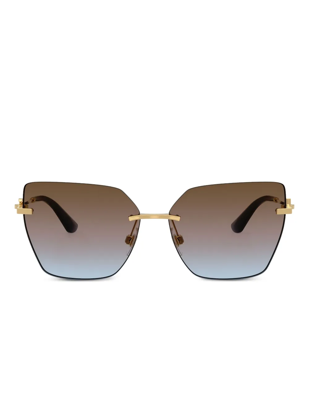 Dolce & Gabbana geometric-frame sunglasses | Gold | Image 1