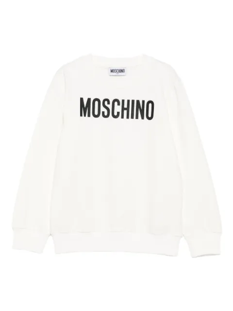 Moschino Kids sudadera con letras del logo