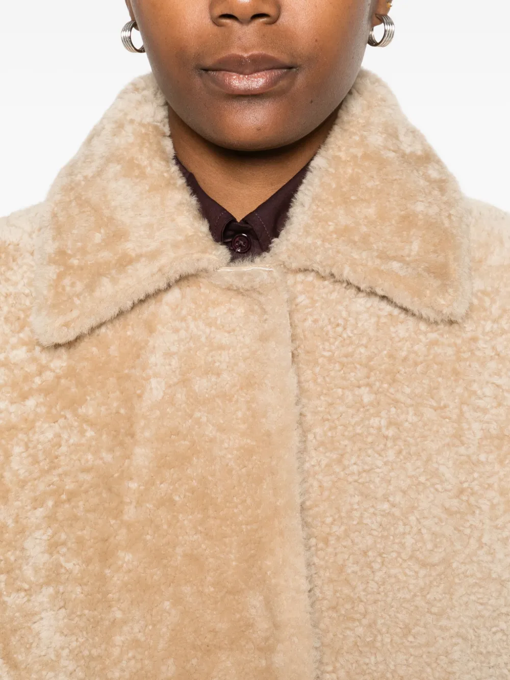 Arma Lammy jack met kraag Beige