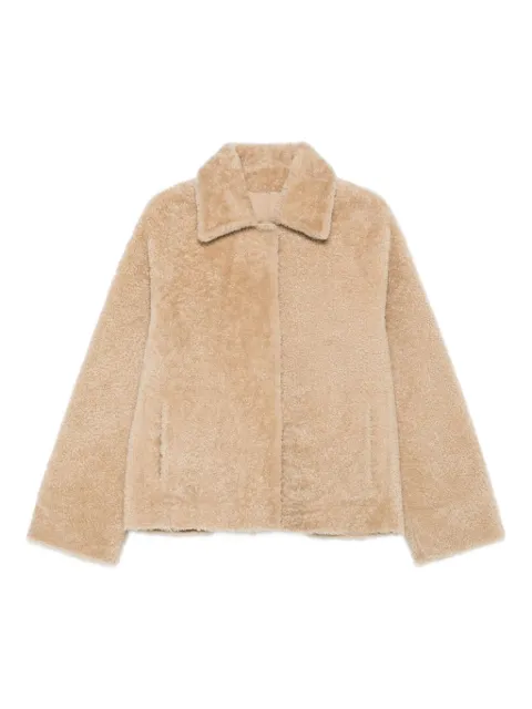 Arma shearling collared jacket