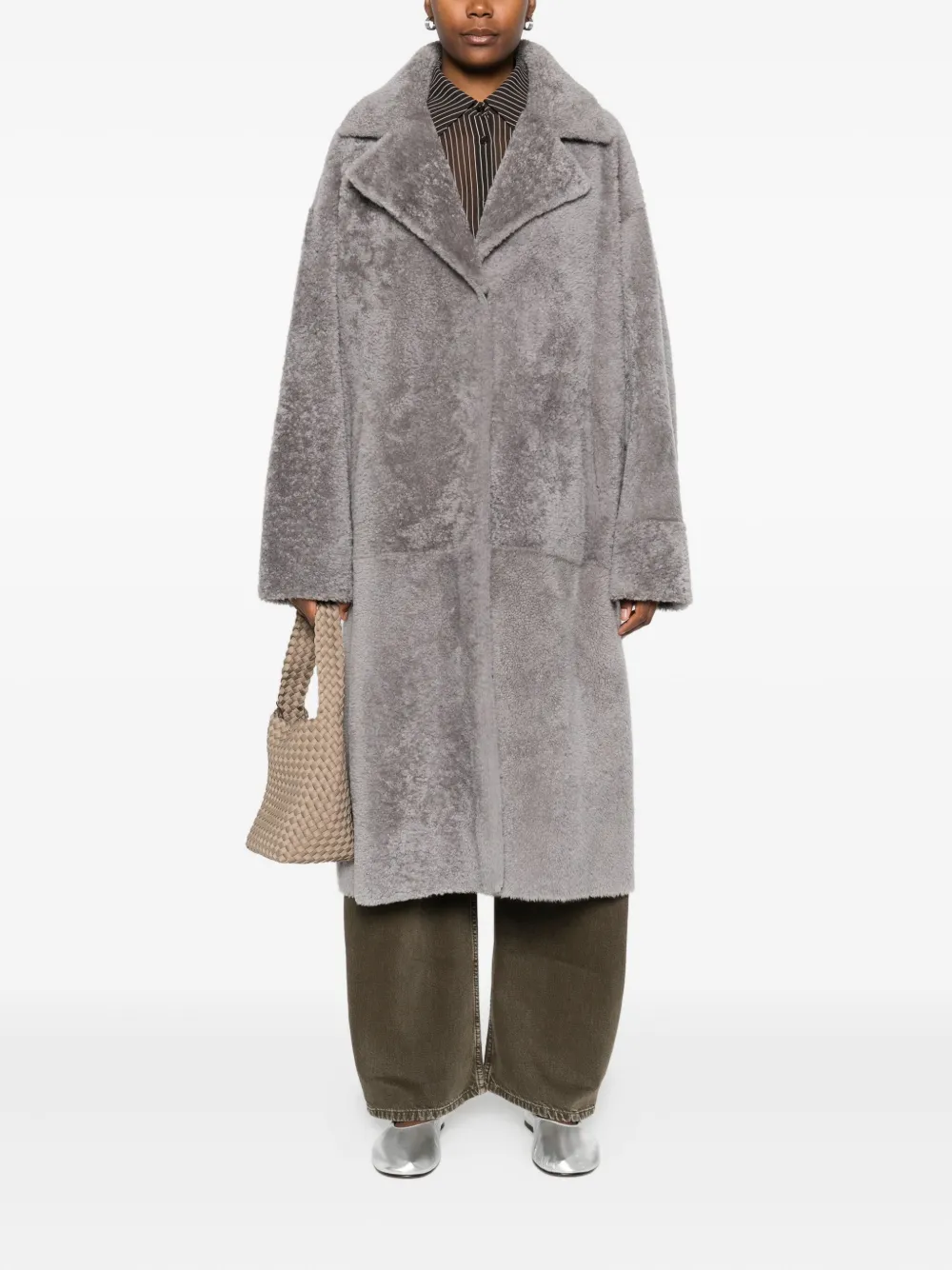 Arma shearling coat | Single Breasted Coats | Image 2