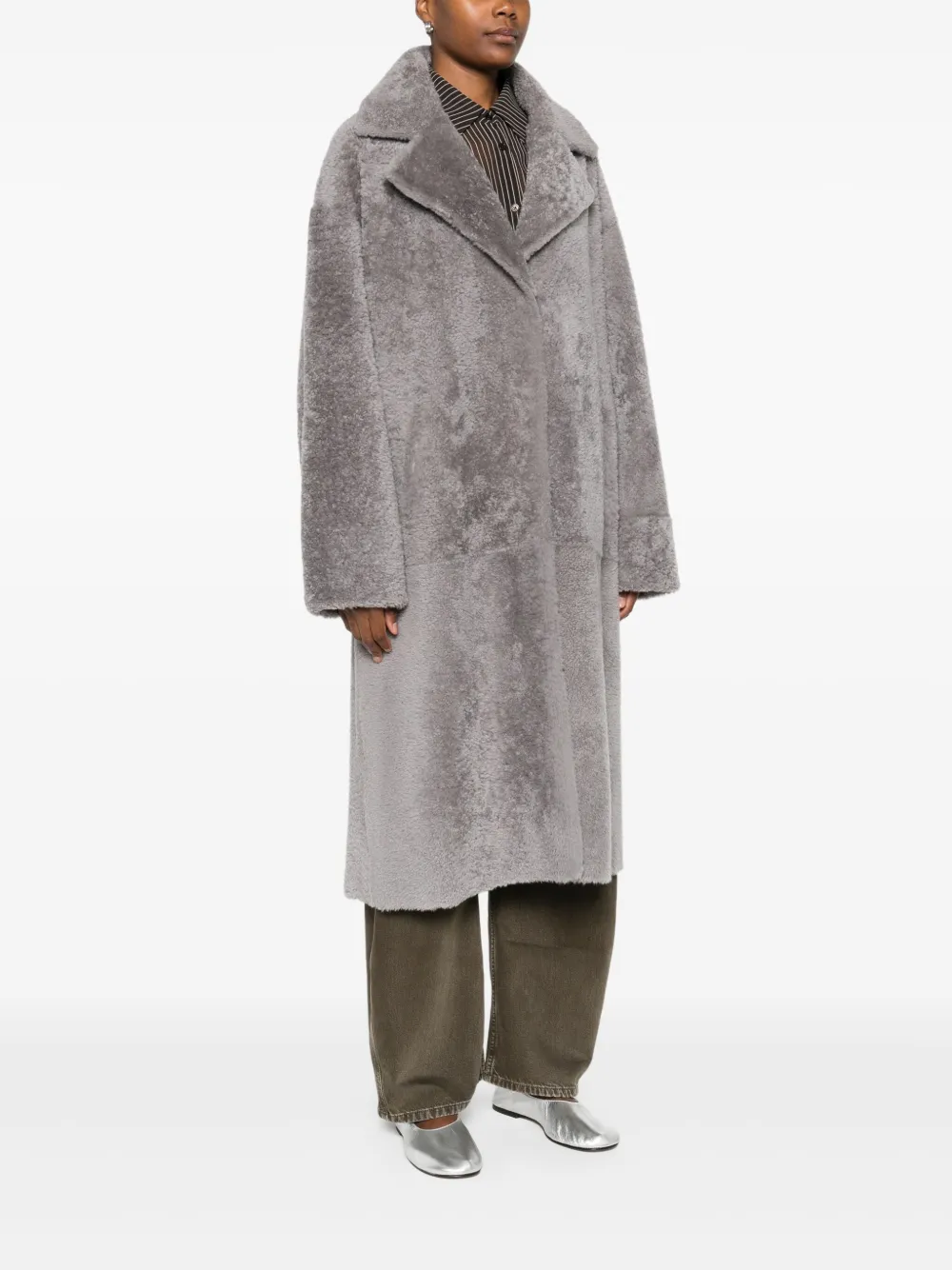 Arma Lammy coat Grijs