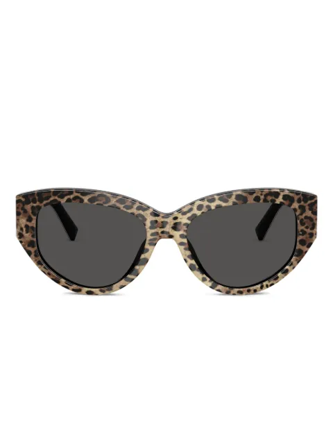 Dolce & Gabbana leopard-print cat-eye sunglasses