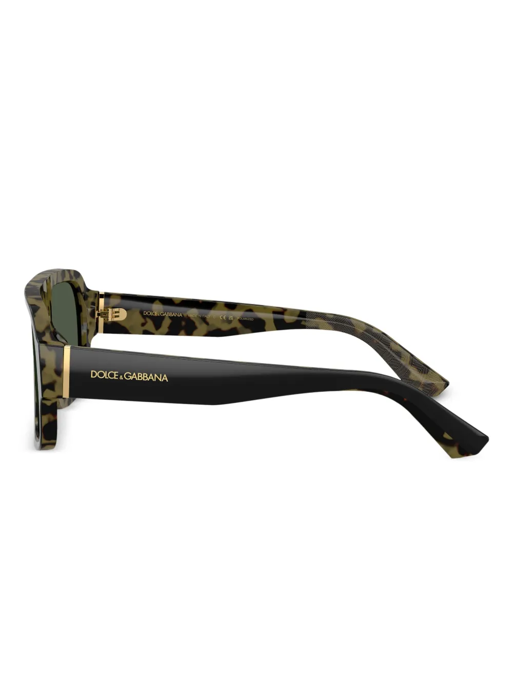Dolce & Gabbana Eyewear Zonnebril met geometrisch montuur Zwart