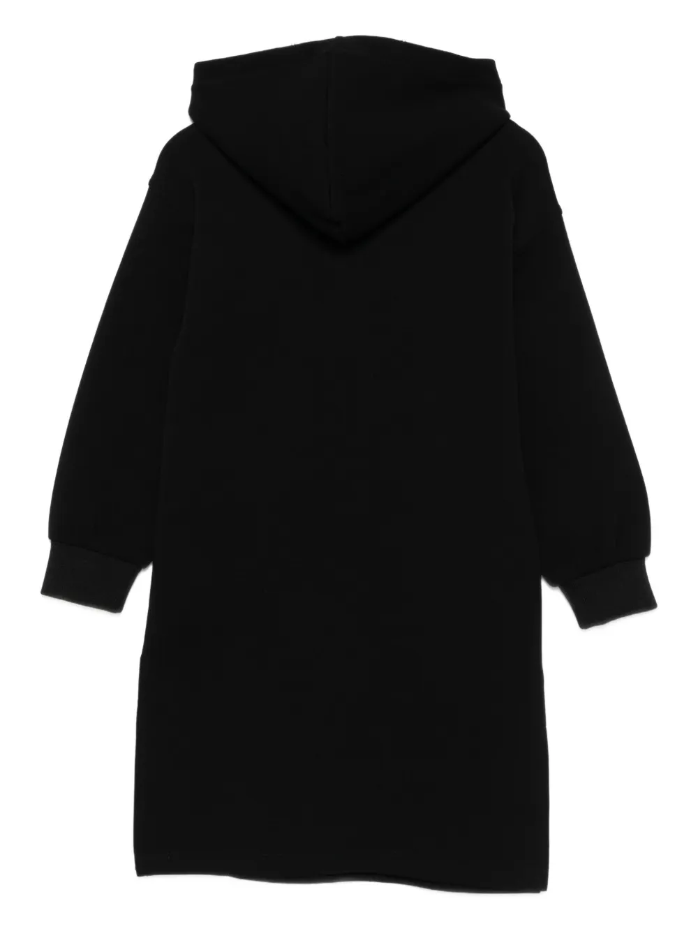 Moschino Kids Hoodiejurk met lange mouwen 60100 BLACK