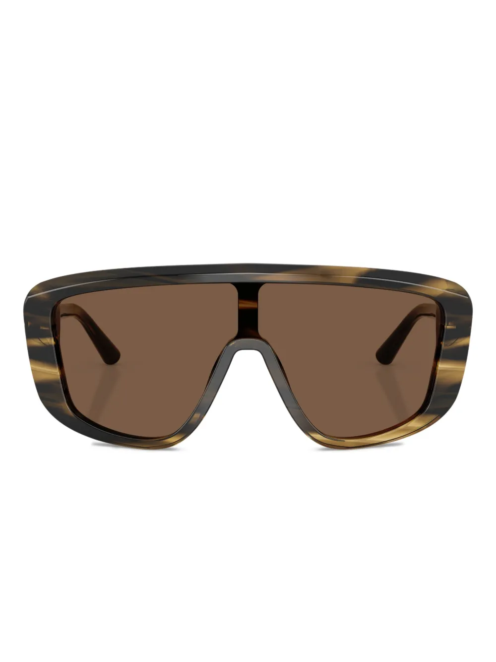Dolce & Gabbana Eyewear Occhiali da sole a righe - Marrone