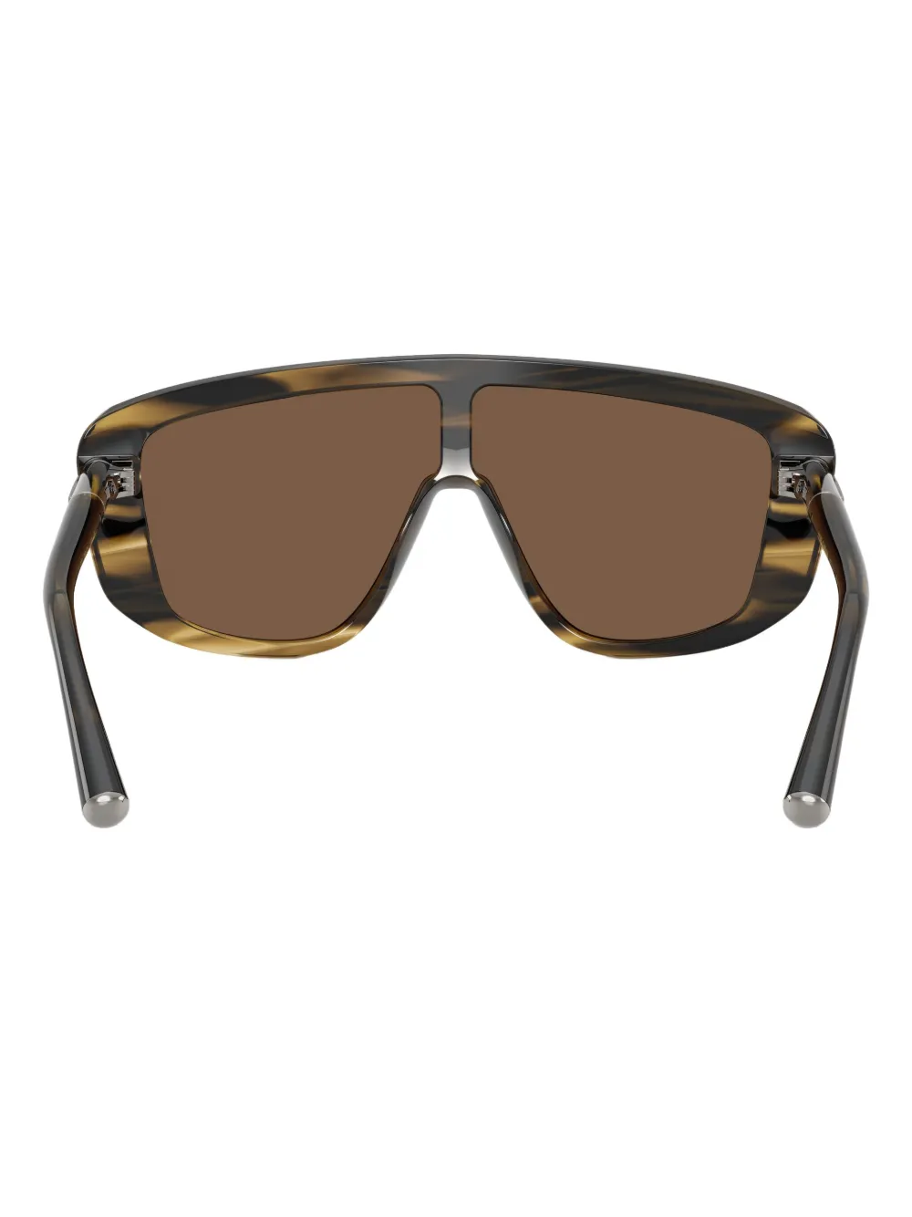 Dolce & Gabbana Eyewear Zonnebril met gestreept montuur Bruin